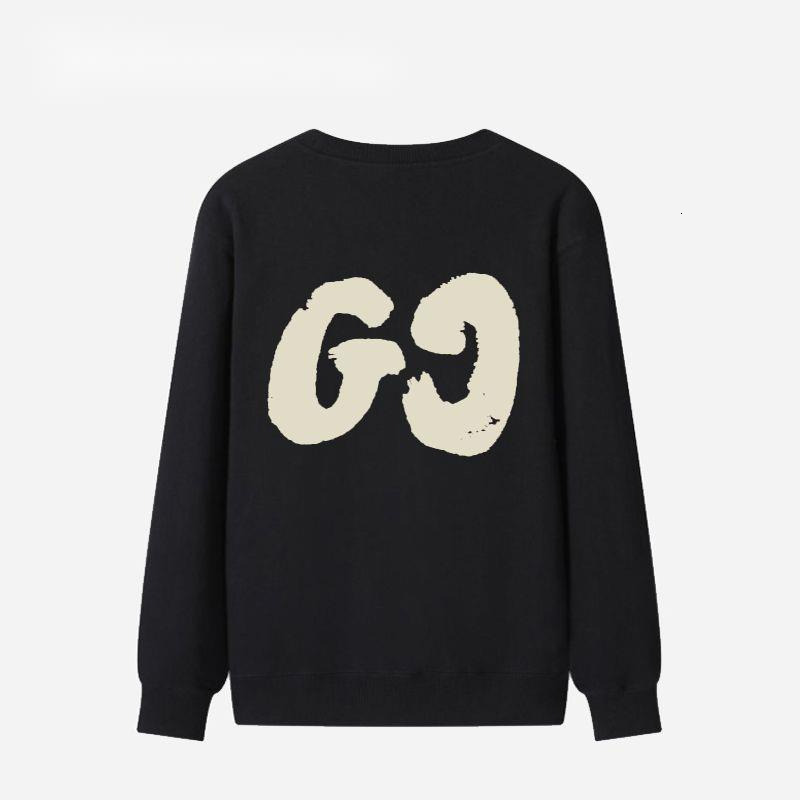 Designer Hoodie New Autumn/winter Round Neck Hooded Loose Letter Top Suitable For Both Men And Women Long Sleeves With Plush Loops Light Luxury Men�