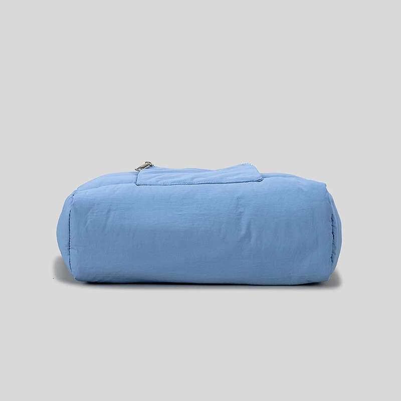 Custom Handbag Manufacturer Fashion Light Weight Padded Down Cotton Soft Quilt Nylon Puffer Tote Bag For Women Shopping