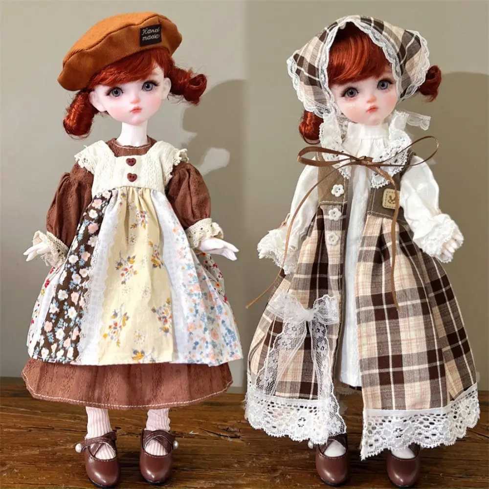 free shipping 30cm Clothing 1/6 BJD Fashion Set Beautiful Dress Hat Winter Coat Girl Toy Doll Accessories Holiday Gift