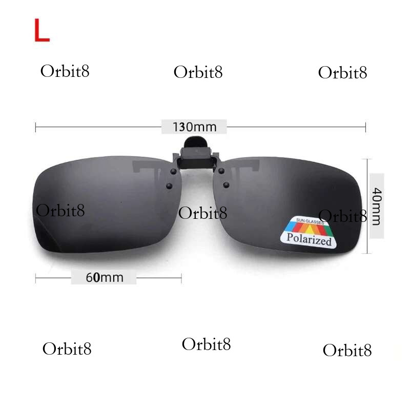 4 Color Grey Lenses Polarized Sunglasses Clip On Flip Up UV 380 Driving Fishing Night Vision Glasses Clips