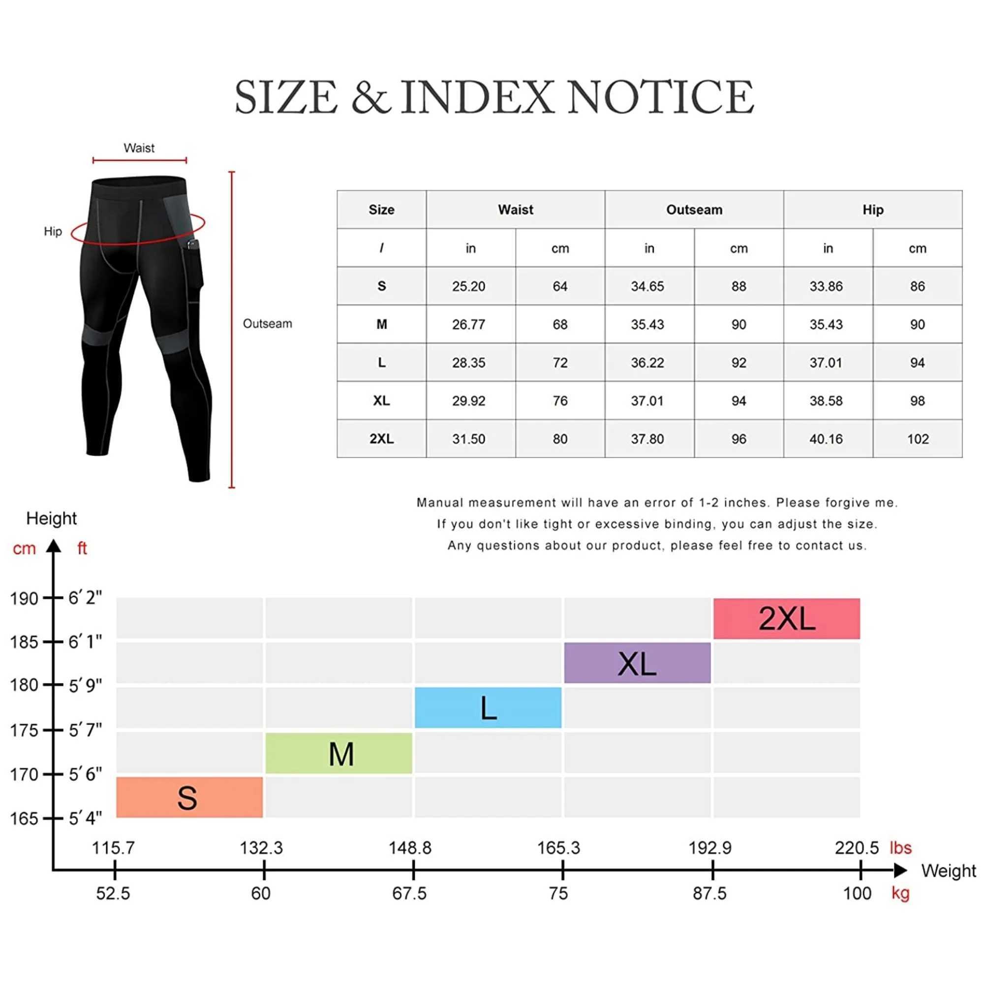 Mens compression pants with pockets exercise legs run tight cool and dry workout gym W250318
