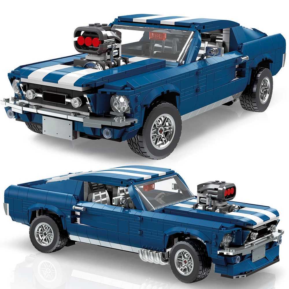 1680pcs Innovation Expert Ford Racing Model Building Blocks DIY Toys Children Adult Birthday GiftsXJ250318