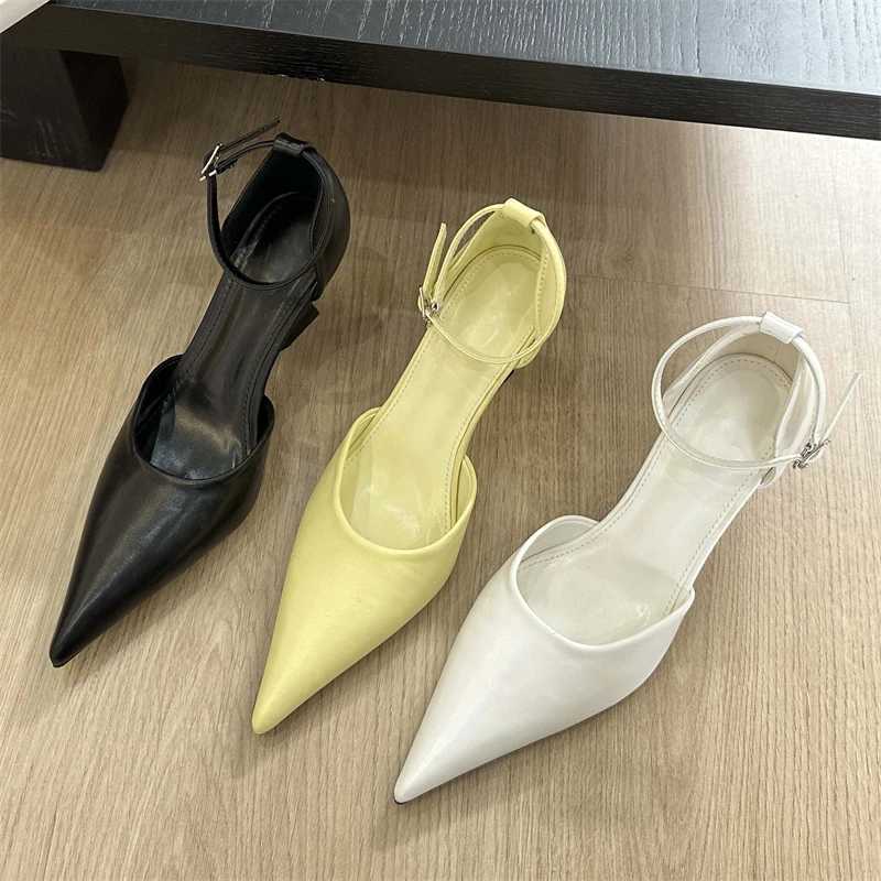 Eilyken Spring Candy Fi Pointed Toe Wen Pumps Slingback Wedges High H Party Pr Mes Shoes Zapatos De Mujer Y250317