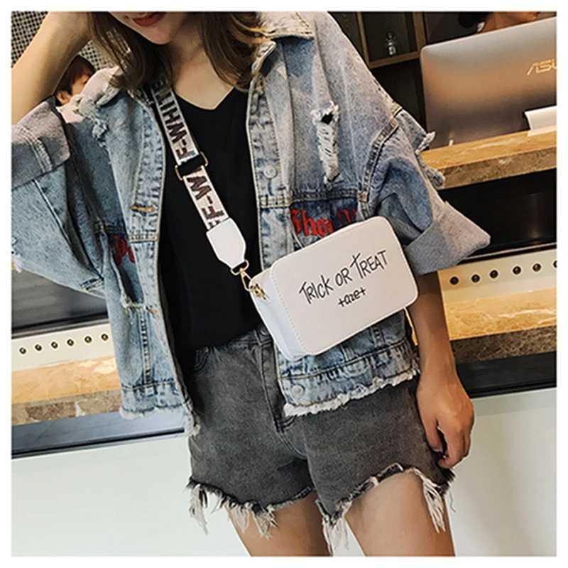 Wide Letter Strap Black Messenger Bags Lady Bag Coin Small Crossbody Bags for Wen Mini Square Letters Bag Z250318