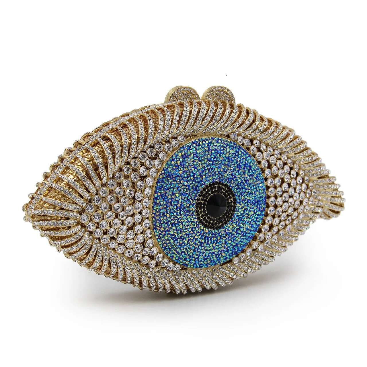 Lady Eye Rhies Day Clutches Dia Wedding Clutch Purse New Crystals Dinner Handbags Designer Party Minaudere Bags