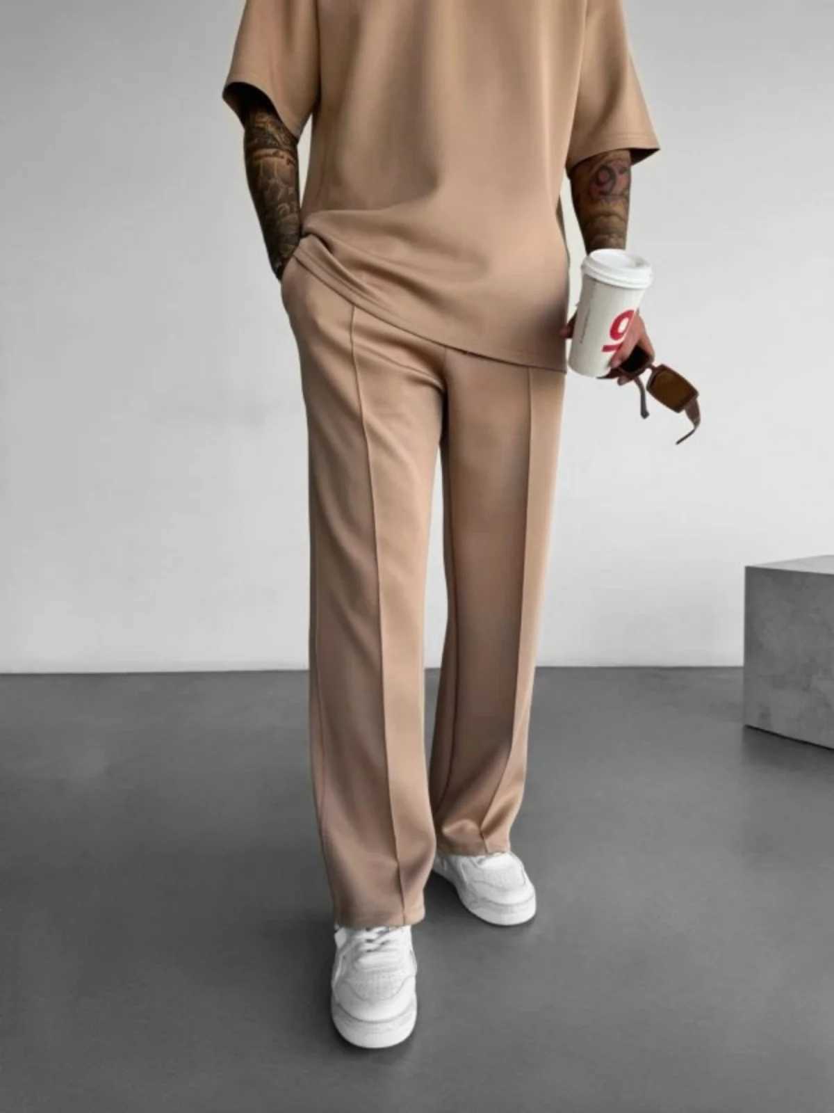 Mens Spring/Summer Business Fashion Colorful Pocket Casual Pants Suitable for Travel Shopping Casual Pants W250318