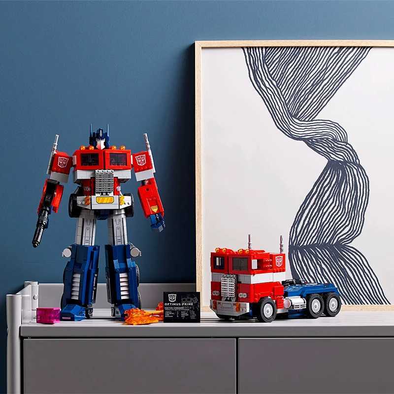 1508pcs robot car toy building block 10302 truck modification car modification Optimus Prime movie childrens gift W250318