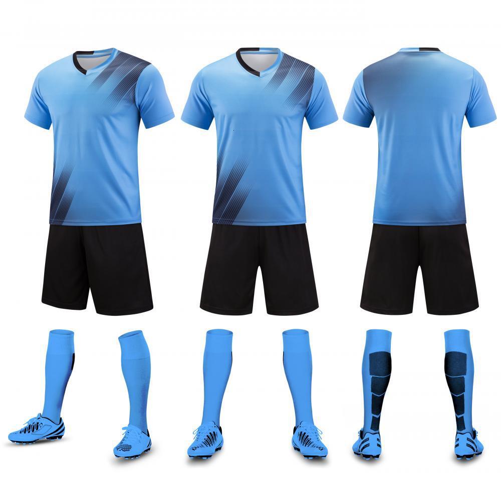 Football Set Men S Match Training Team Uniform Adult Football Jersey Sports Suit