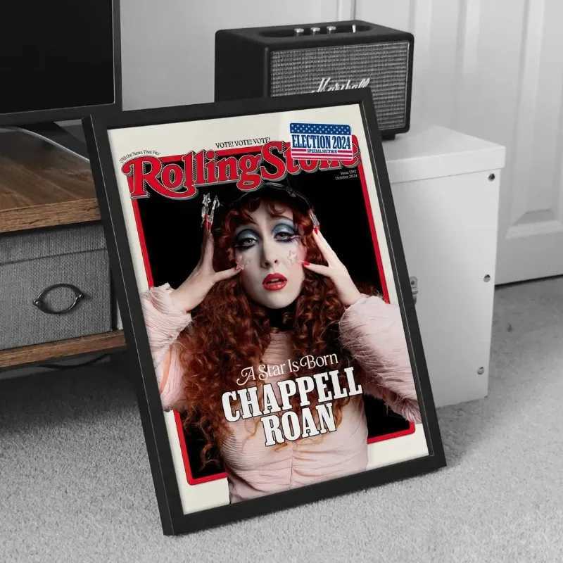 Chappell Roan Singer Poster The Rise and Fall of Midwest Princess Music Albums Canvas Wall Art Living Room Home Decoration Y250318