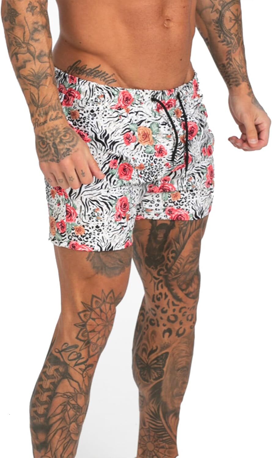 Men's Beach Shorts Bathing Suits Fashionable printed shorts
