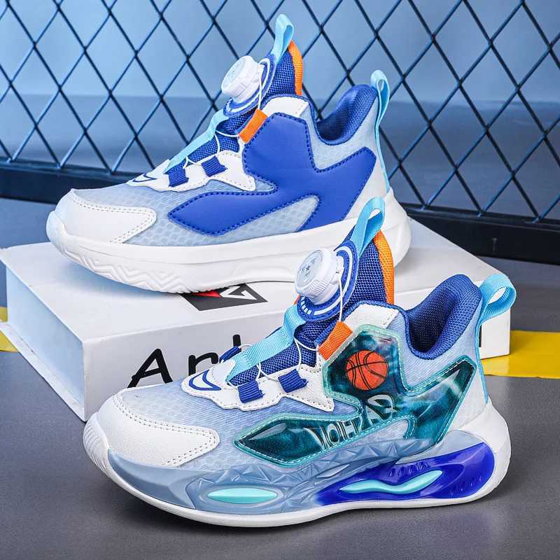 New leather childrens outdoor running shoes boys shoes sports shoes fashionable and casual walking shoes non slip basketball shoes for studentsXJ25031