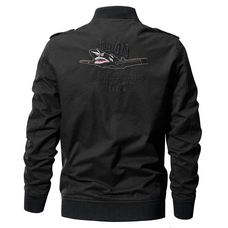 New Spring Military Style Pilot Multi-Pocket Men Tactical Flight Jacket Autumn US Air Force Motorcycle Outwear Cotton