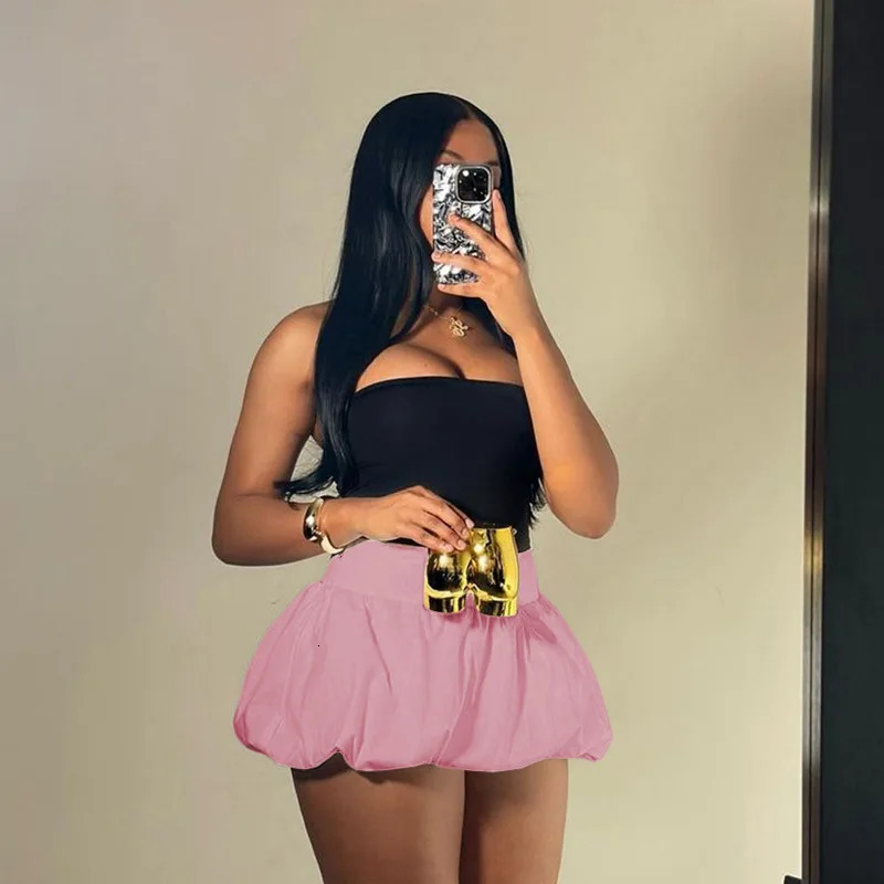 ss Mini Skirts Colorful Matching Ladys Bloomers Puff Skirts Y2K Womens sweet Short Skirts Club Sexy Female Skirts 250318