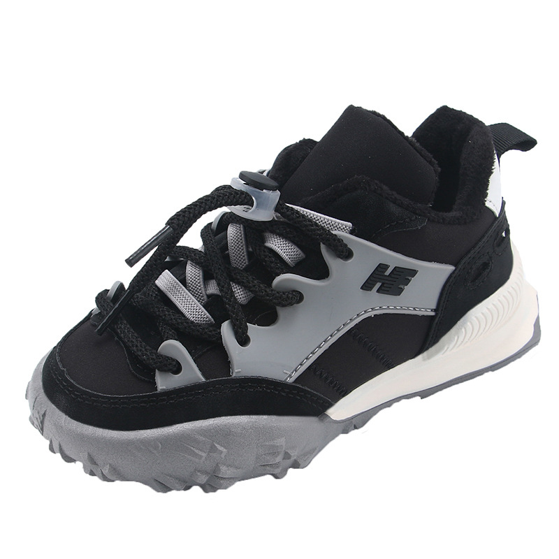 Children Sneakers Kids Girl Sports Shoes Baby Boy Fashion Winter Warm Shoes Toddler Girls Casual Running shoes Student Campus Sneakers Size US5.5C-US4