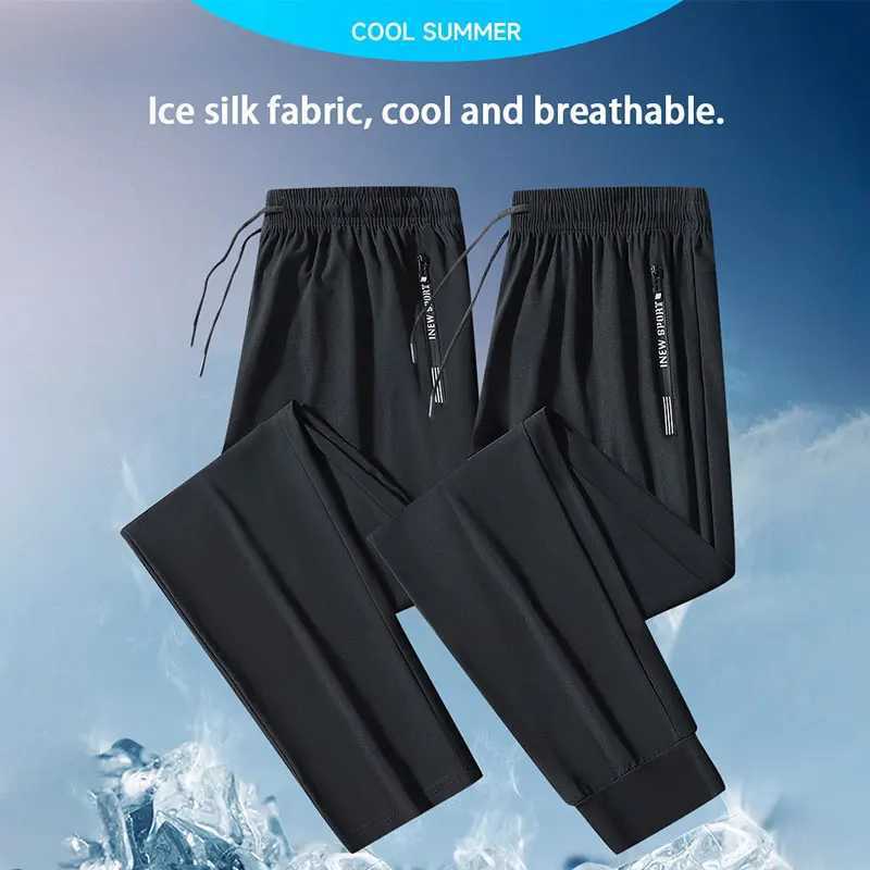 Running Pants Zipper Quick Dry Summer Fishing Outdoor Jogging Sweatpants Men Fitness Trousers Training Sport Long Pants Workout W250318