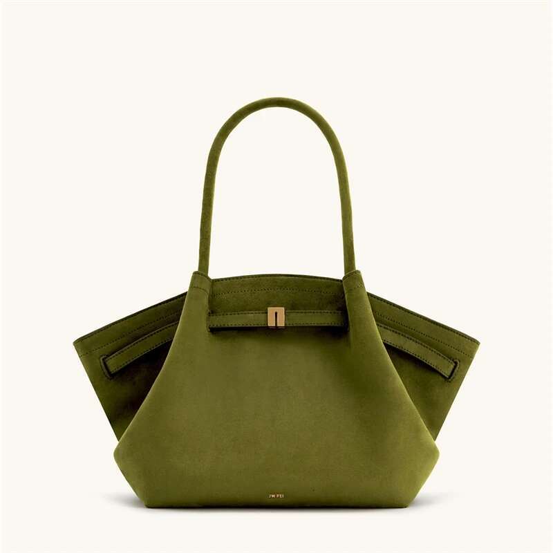 JW PEI Women's Hana Medium Shoulder Bag Faux Suede Tote Bags
