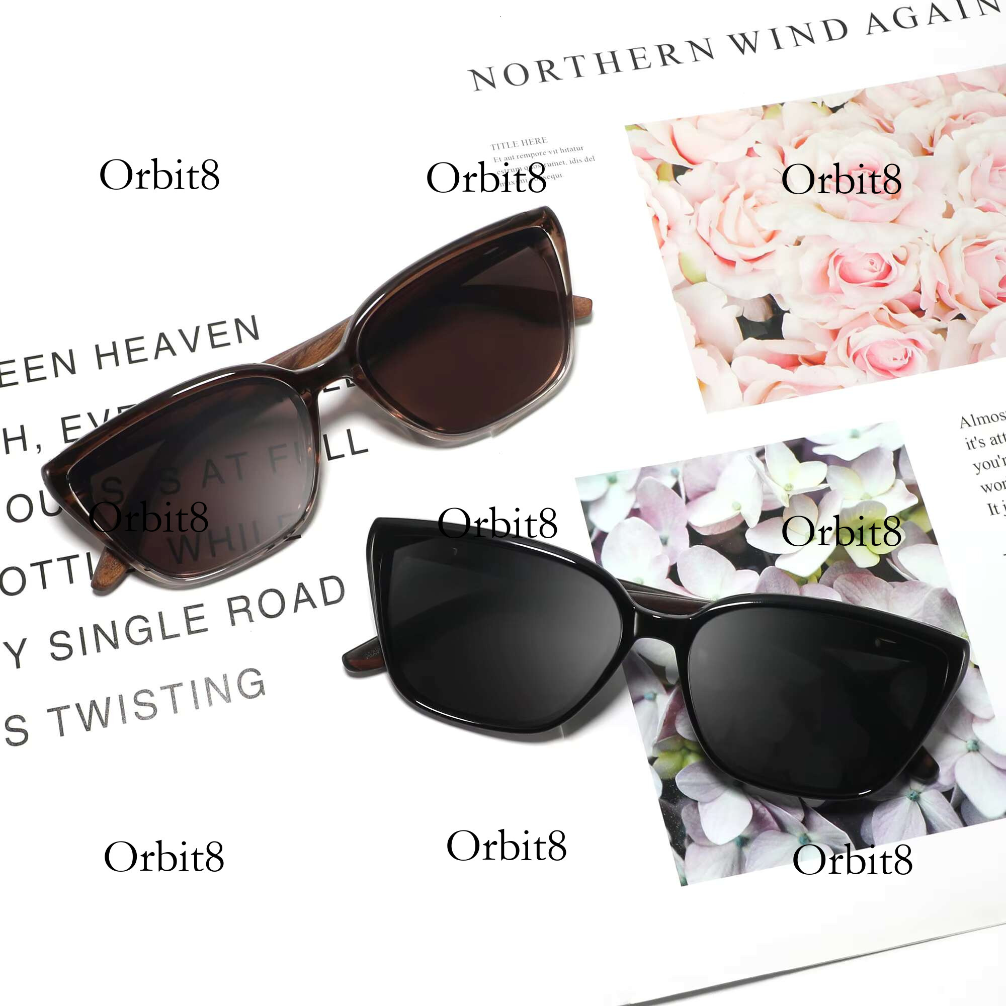 2025 High Quality Custom Eco Friendly Square Frame Men Bamboo Wooden Polarized Sunglasses