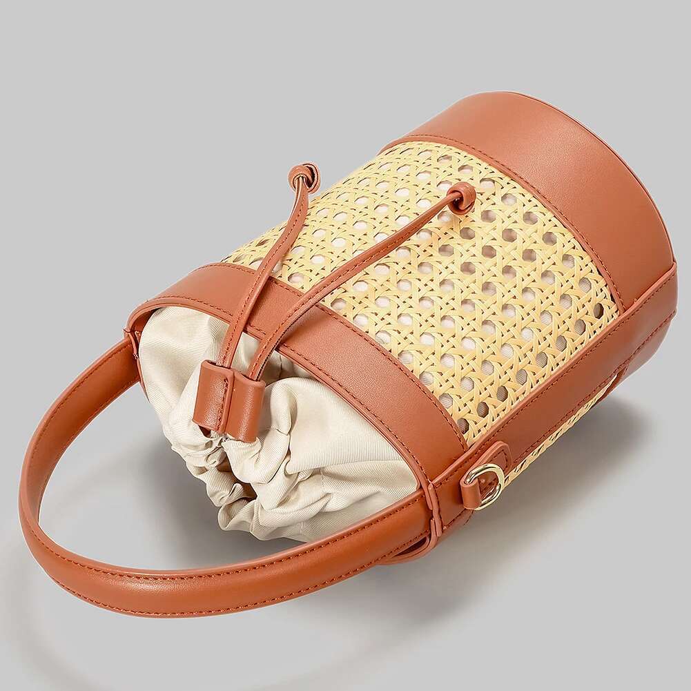 Summer Hollow Shoulder PU Leather Vacation Trendy Crossbody Bag Holiday Travel Handbag
