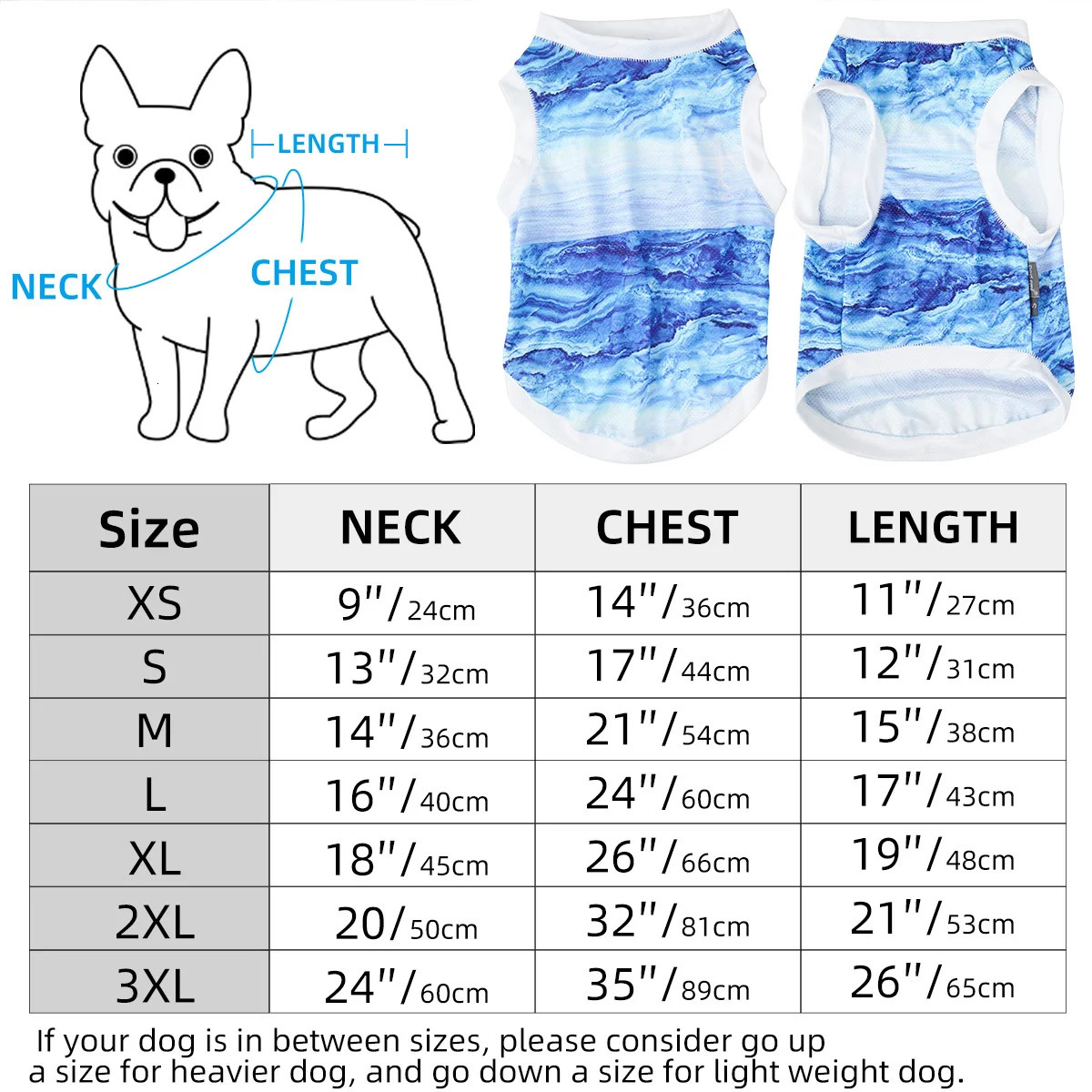 Spring Cooling Summer Pet Clothing Dog Cool with Cat Tank Top Instant Bulldog 250318