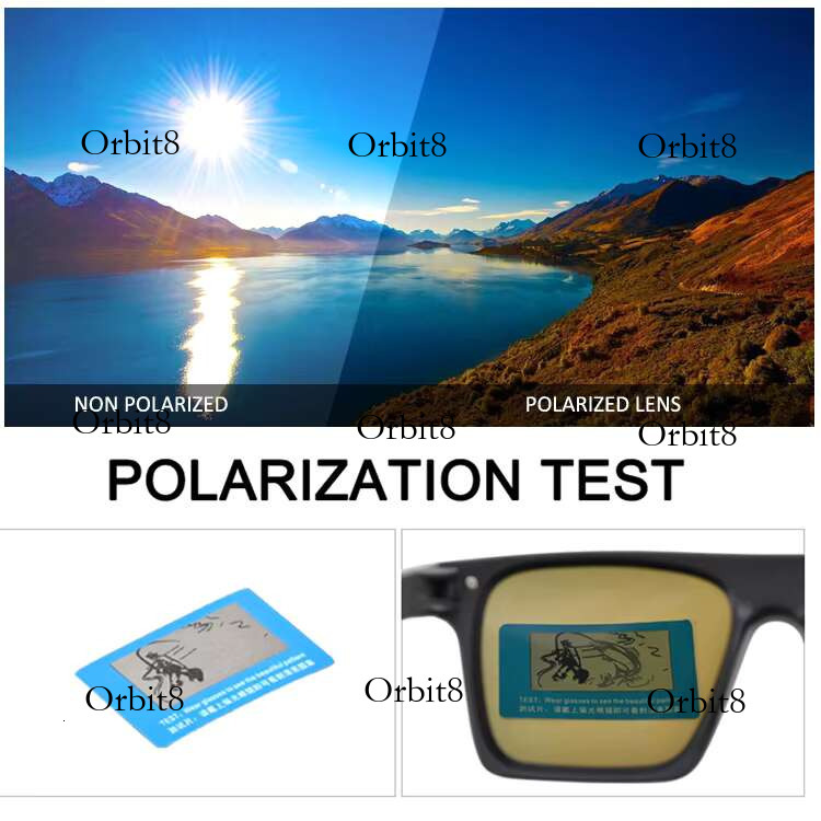 2025 New Fashion Square Sun Glasses Unisex Custom Polarized Outdoor Fishing Sunglasses