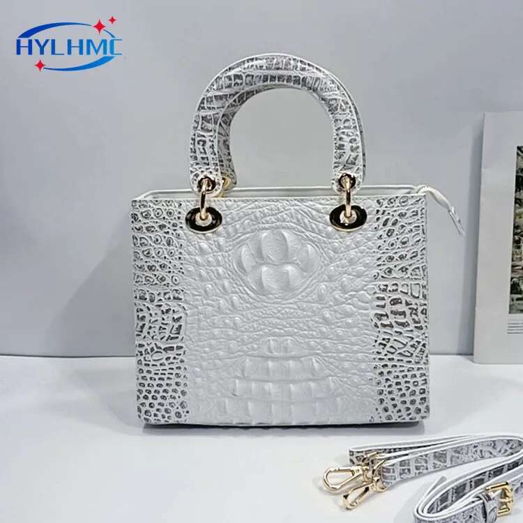 Fashion Crocodile Leather Women Handbags Alligator Small Brand Shoulder Messenger Bag Female Temperament Bags 2024 New