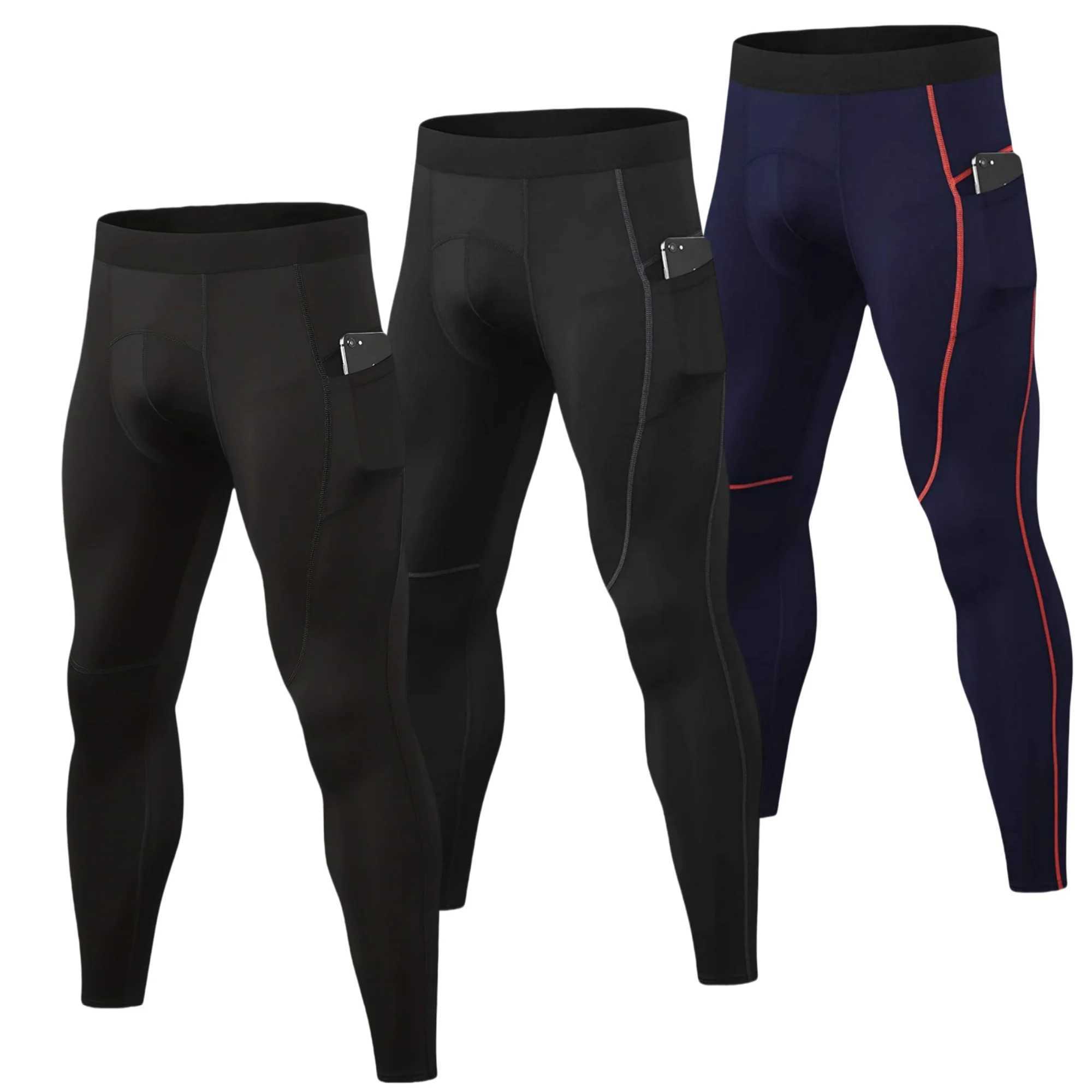 Mens compression pants leggings sports leggings cool dry sports Basel training running W250318
