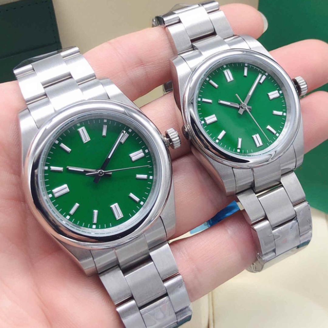 Green dial designer Oysters Perpetual watch 41/36mm couple watch high-quality 904L stainless steel strap automatic mechanical movement watch jason007
