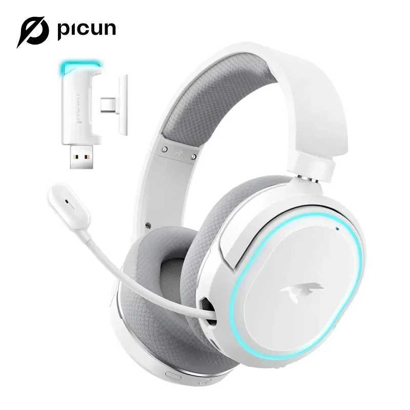 Picun G2 2.4GHz BT wireless gaming head suitable for PC phone 5ms low latency 7.1 surround wired headset ENC microphone M250318