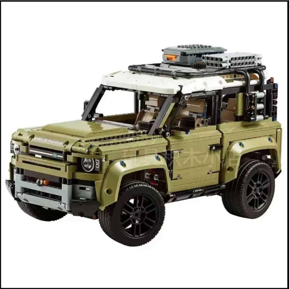 New PCShot Innovative Style Land Rover Defender Off road Building Block Puzzle Set Model MPC Car Toy Children Adult W250318