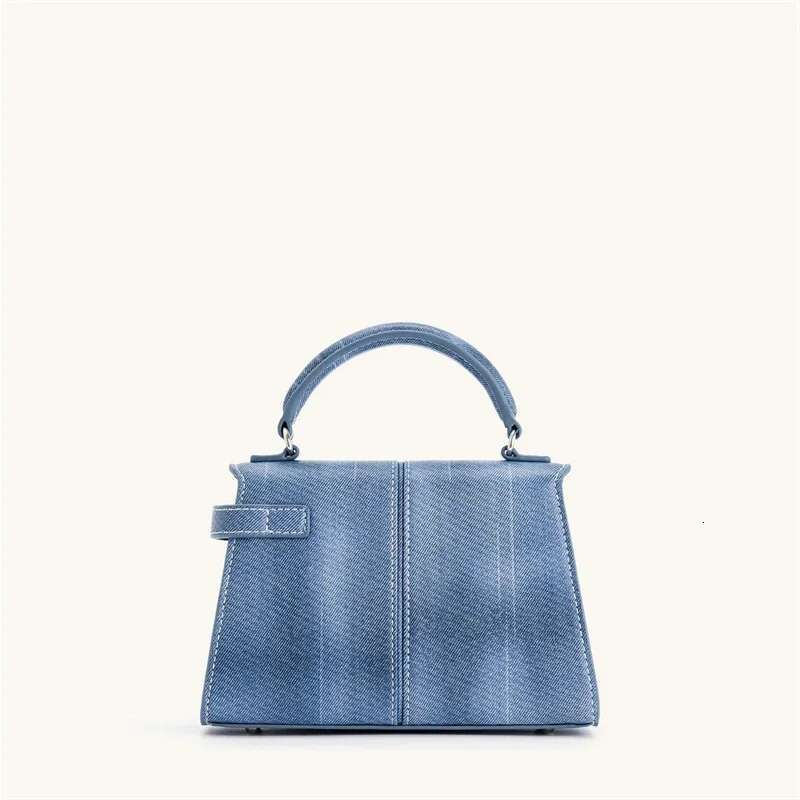 JW PEI Women's Handbag Elise Designer Fashion 2025 New Denim Blue hot Tote Small Square Crossbody Premium Women Bag