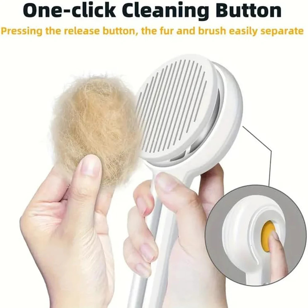 Pet brushes dog combs pet grooming products care stainless steel puppy cleaning tools accessories 250318