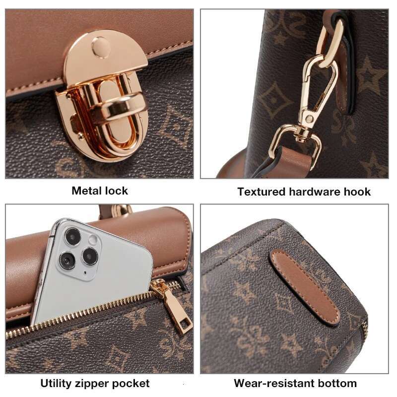 FOXER Women PVC Leather Messenger Flap Bag Vintage Signature Retro Fashion Female Handbag Casual Lady PU Shoulder Crossbody Bags