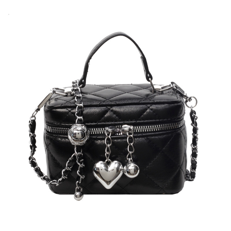 Fashion Diamond Checkered Embroidery Thread Temperament Mini Small Square Bag Handbag 2025 New Original Designer Women s Handbag Casual Chain Wallet S