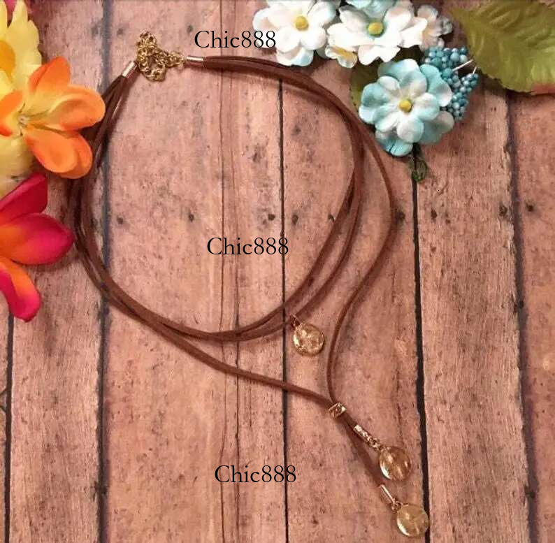 Boho Hammer Coin Disc Layered Veet Rope Choker Necklace for Women Southwestern