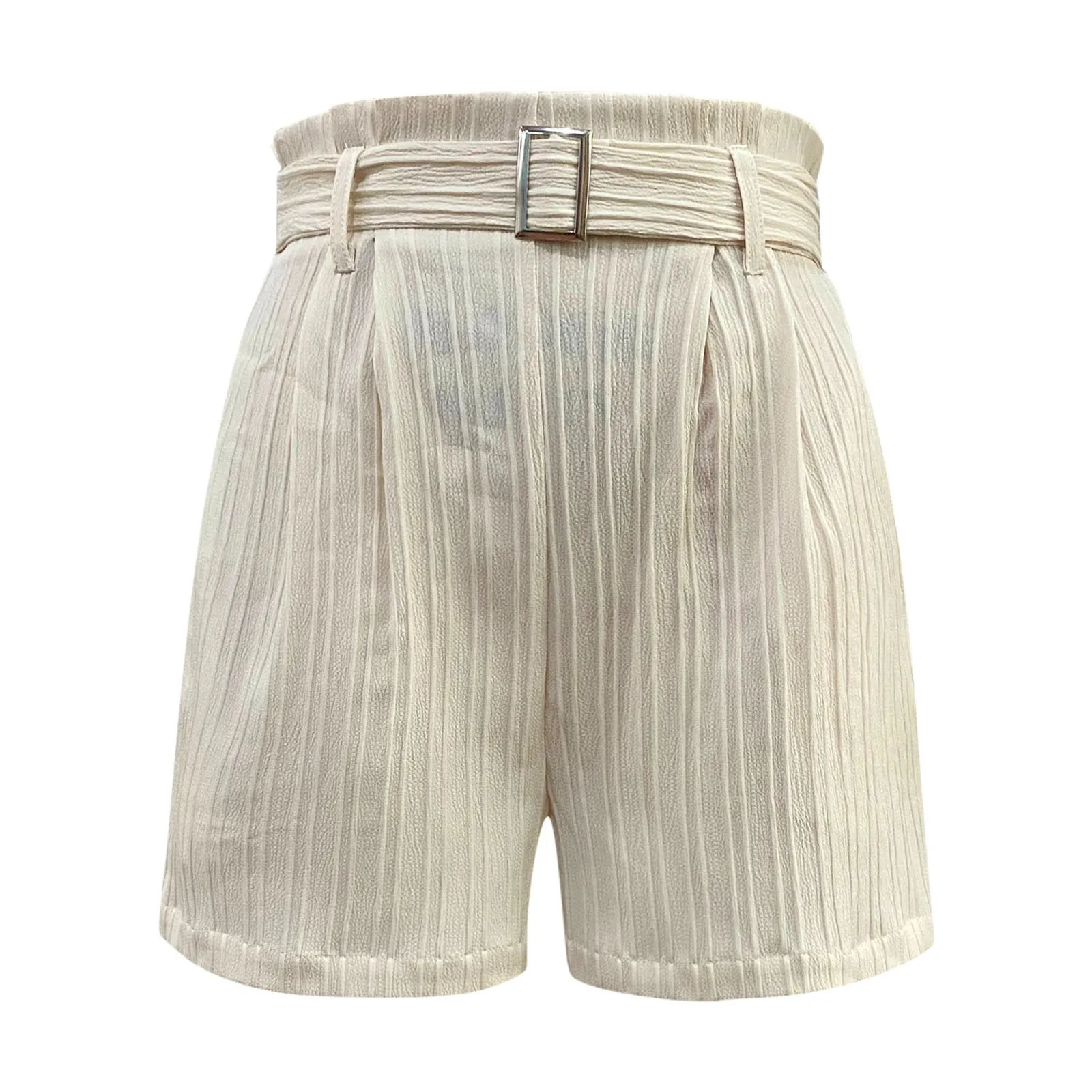 Women Cotton Shorts Summer Casual Solid Cotton Linen Shorts High Waist Loose Shorts For s Soft Cool Female Shorts 250318