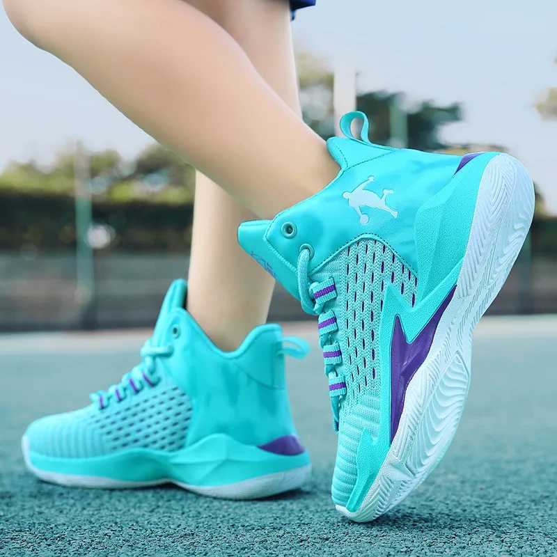 Red Boys Basketball Shoes Breathable Mesh Childrens Coach Platform Comfortable Sports Shoes Girls Top Sports Shoes Zapatillas NinoXJ250318