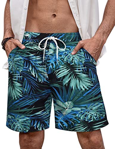 Men's Swim Trunks Board Shorts Summer Beach Shorts Swimsuit Swimwear for Men - No Liner