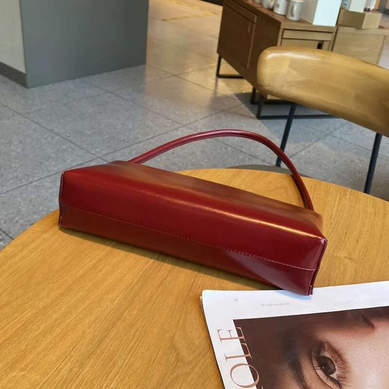 2024 Summer New Female Underarm Bag Women's Genuine Leather Shoulder Crossbody Bags High Quality Cowhide Ladies Simple Handbags