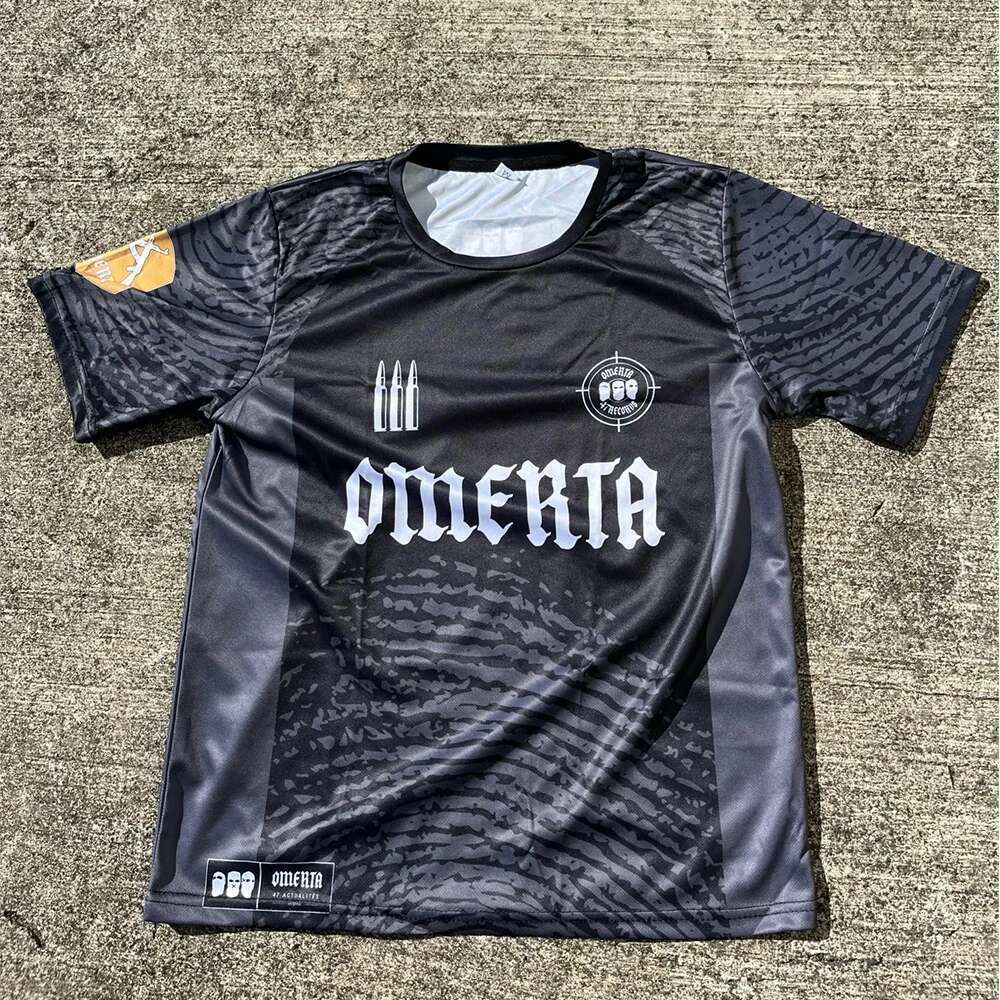 Boxing jersey Omerta 47 outdoor sports t-shirt oversized hip-hop streetwear men's and women's fighting fan custom top