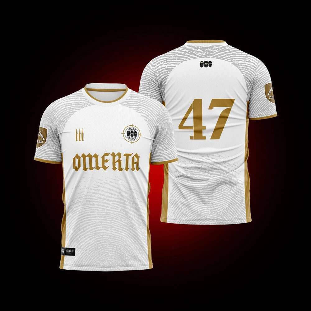 Boxing jersey Omerta 47 outdoor sports t-shirt oversized hip-hop streetwear men's and women's fighting fan custom top