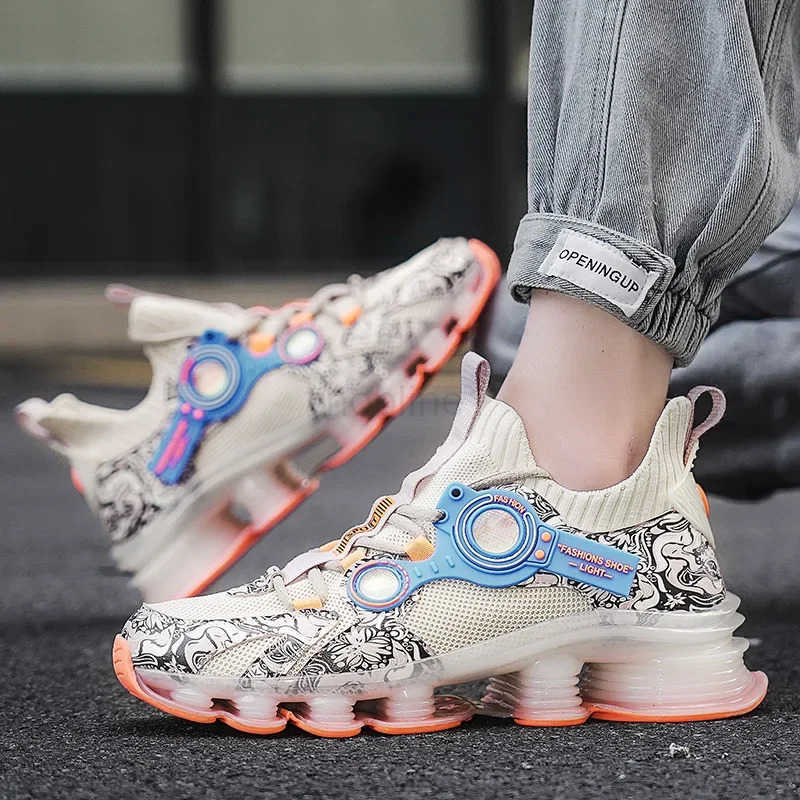 YRZL Men Sneakers Tenis Luxury Designer Shoes Mens High Quality Platform Sneakers Fi Blade Loafers Running Shoes for Men Z250318