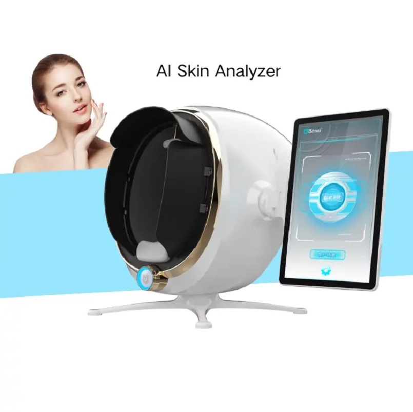 3D Magic Mirror Skin Analyzer - AI Facial Recognition Technology with 2800W HD Pixels for Accurate Face Scope Analysis and Professional Facial