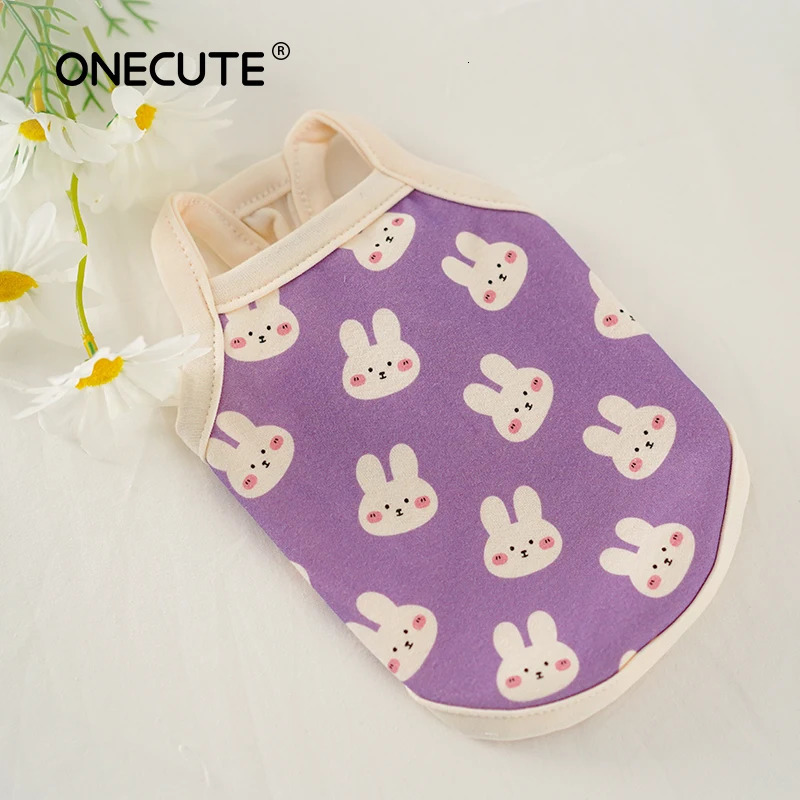 Pet Dog Vest Summer Cool Clothing Cartoon Animal Cute Breathable Yorkshire Chihuahua 250318