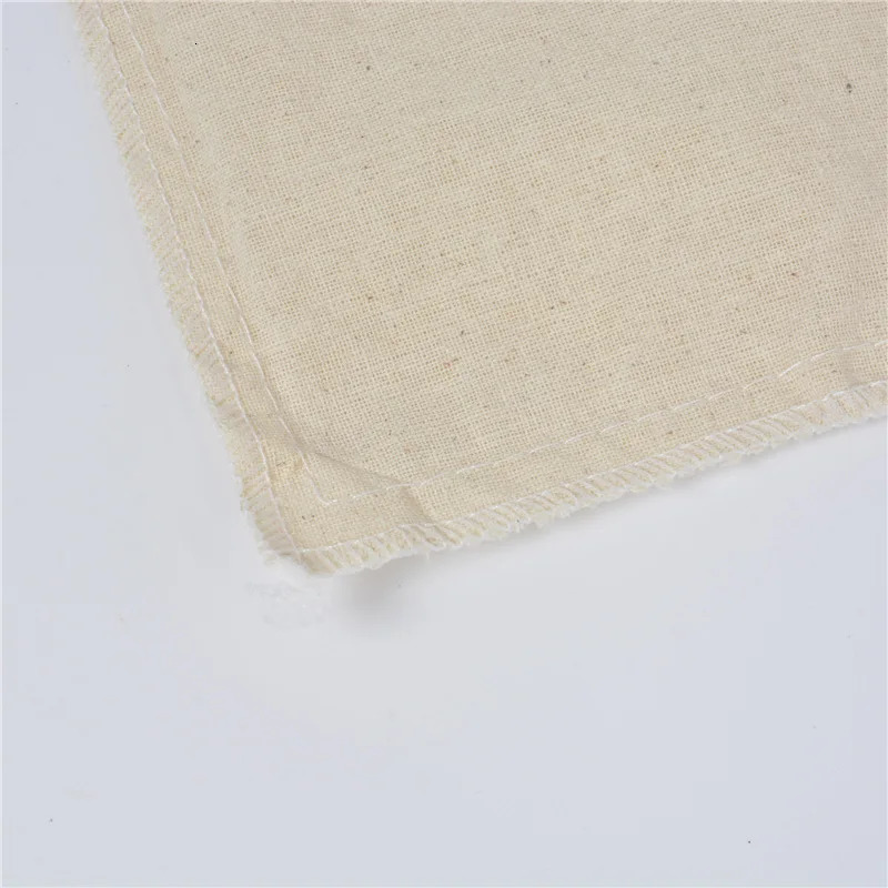 50 Pcs/Lot Cotton Drawstring Storage Bags Christms Wedding Gift DIY Plain Pouch Reusable Home Organize Dustbag 8x10 10x12 10x15 250317