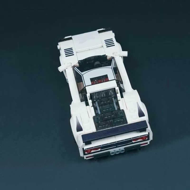 351 MOC Speed Champion DIY Walk F40 Building Blocks Splicing Assembly Model Toy Bricks Childrens Birthday Gifts W250318