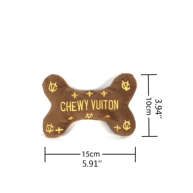 Funny Furry Squeaker Bone for Pets - Soft and Safe Doggy Play Gizmos Featuring Vibrant Colors Outdoor Training Toy