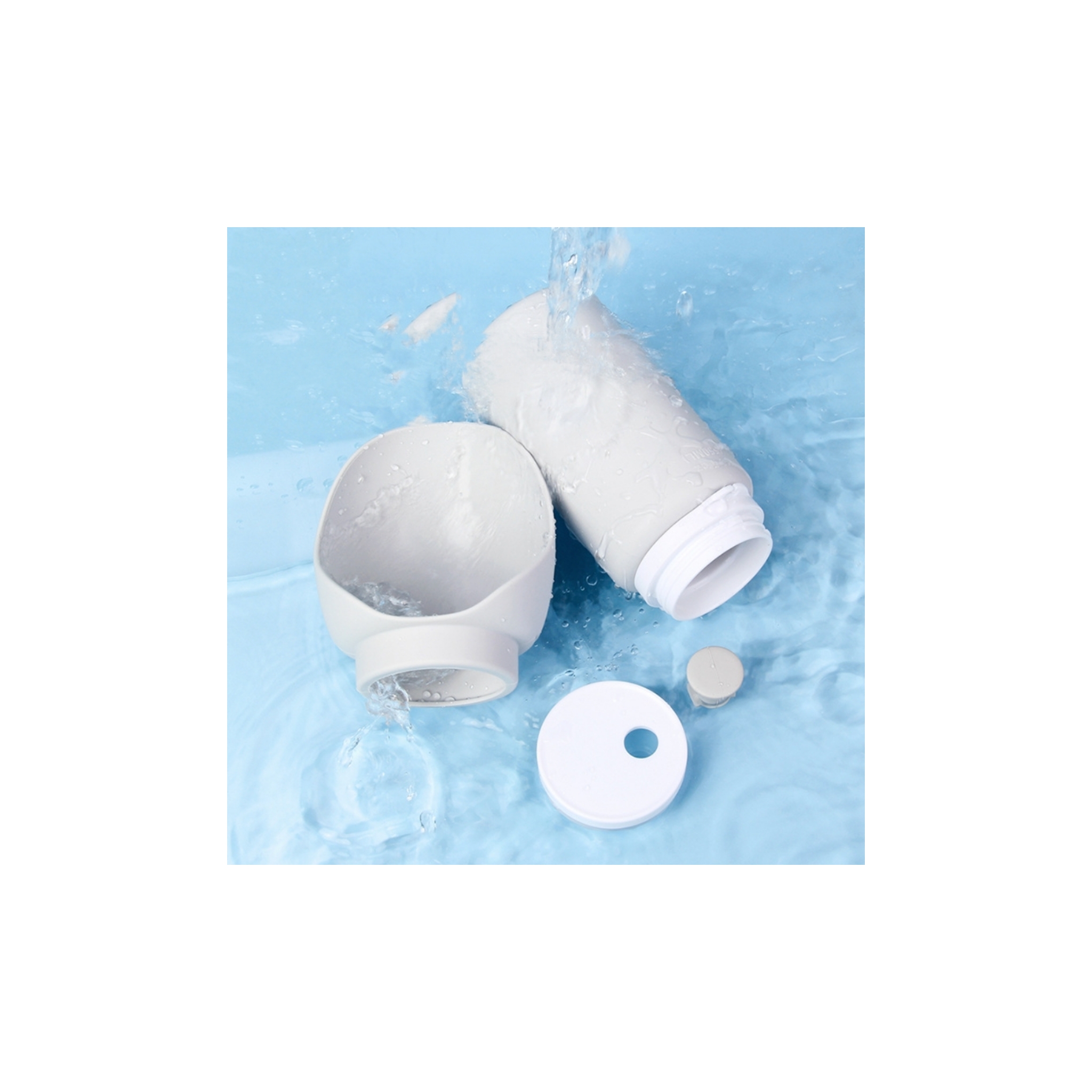 High Volume 550ml Pet Walking Mug Folding Leak Proof Pet Water Bottle Portable Collapsible Water Dispenser Cup Puppy