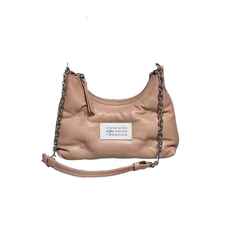 High Version Mm6 Liu Wen, Same As Hobo Mini Underarm Leather Diagonal Straddle Bag For Women