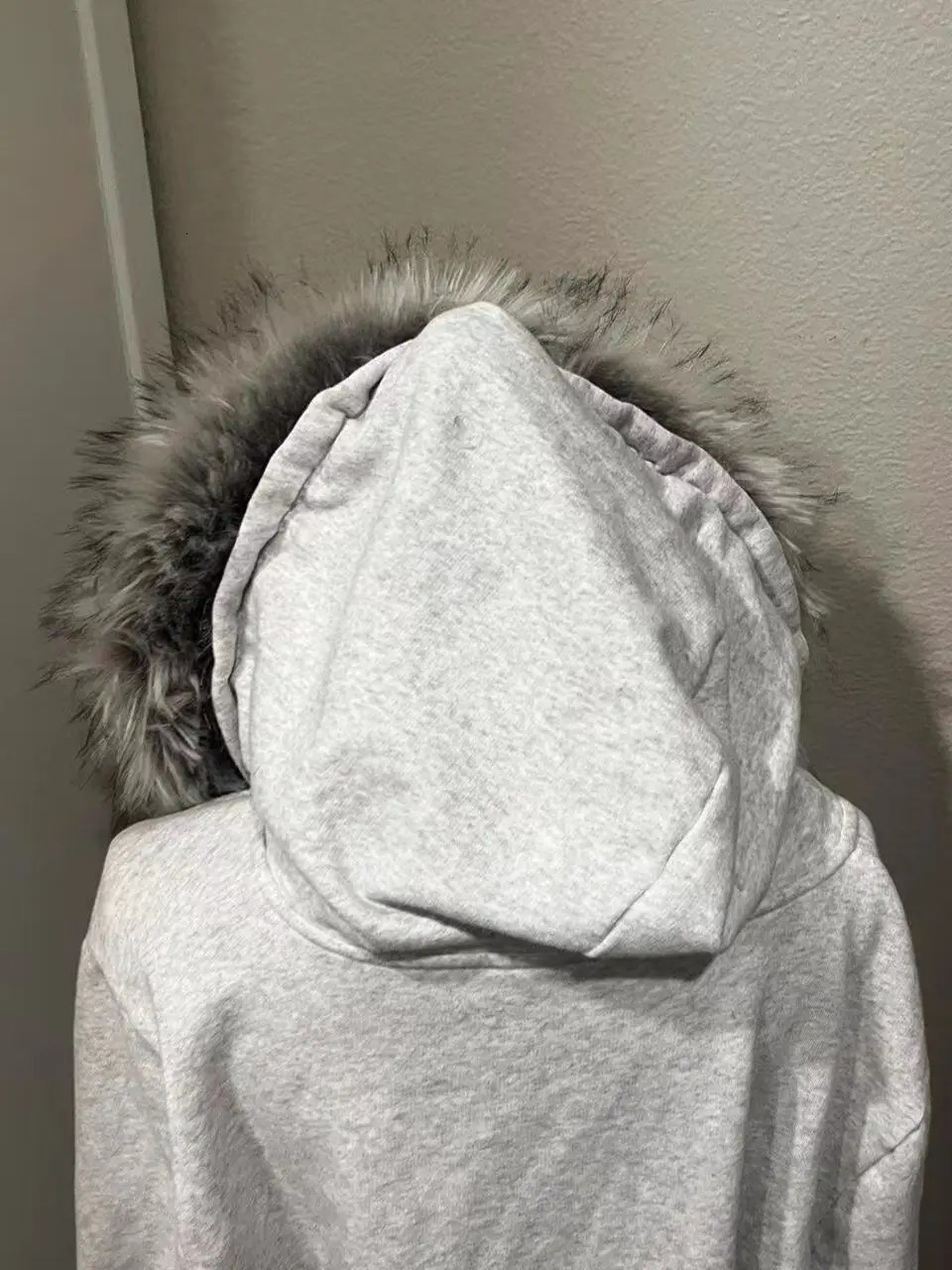 Y2K womens plush hooded jacket for men and women casual and comfortable thickened solid color street daily cardigan top 250318