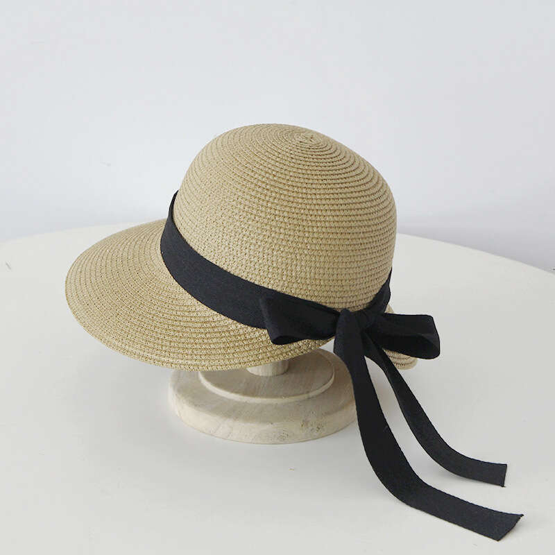 Straw women summer woven basin vacation beach sunshade face covering sun hat